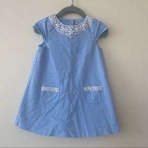 Adorable Janie & Jack baby blue dress size 18-24 months, perfect for Easter!